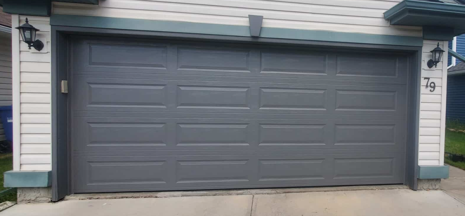 Garage door replacement.