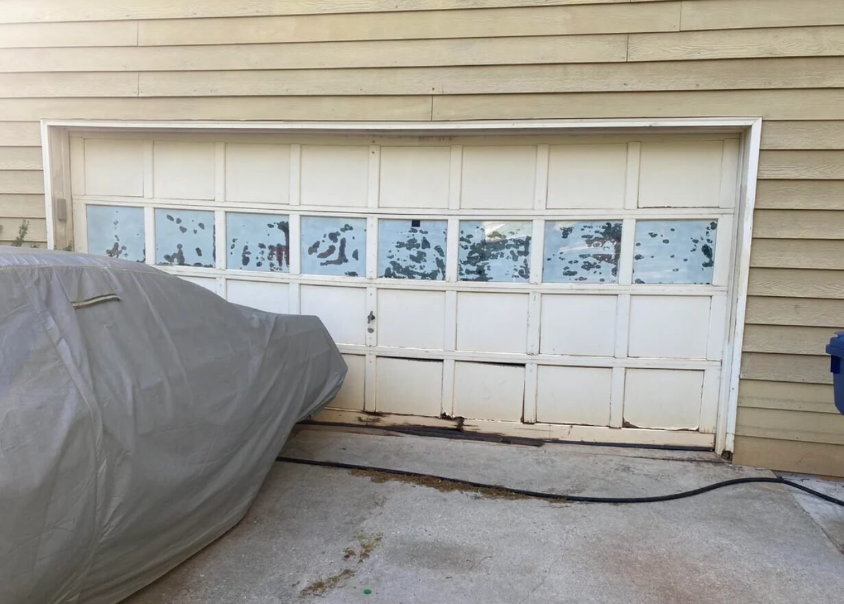 Garage door repair by expert Lee's Garage Door Repair.