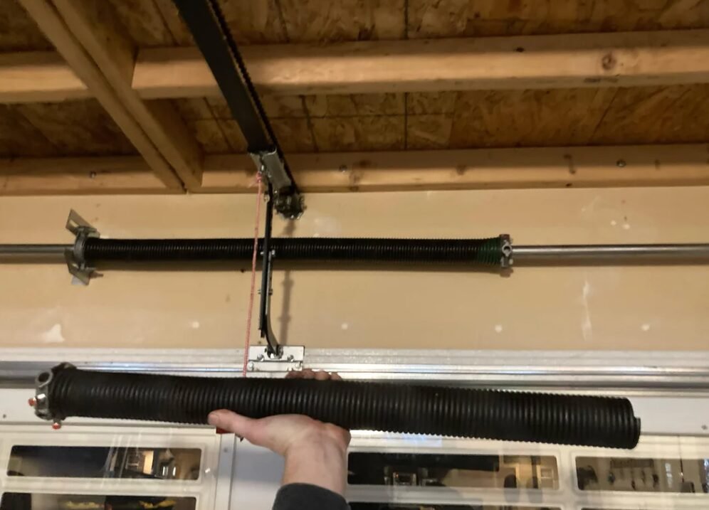 garage door spring repair by experts of Lee's Garage Door Repair.