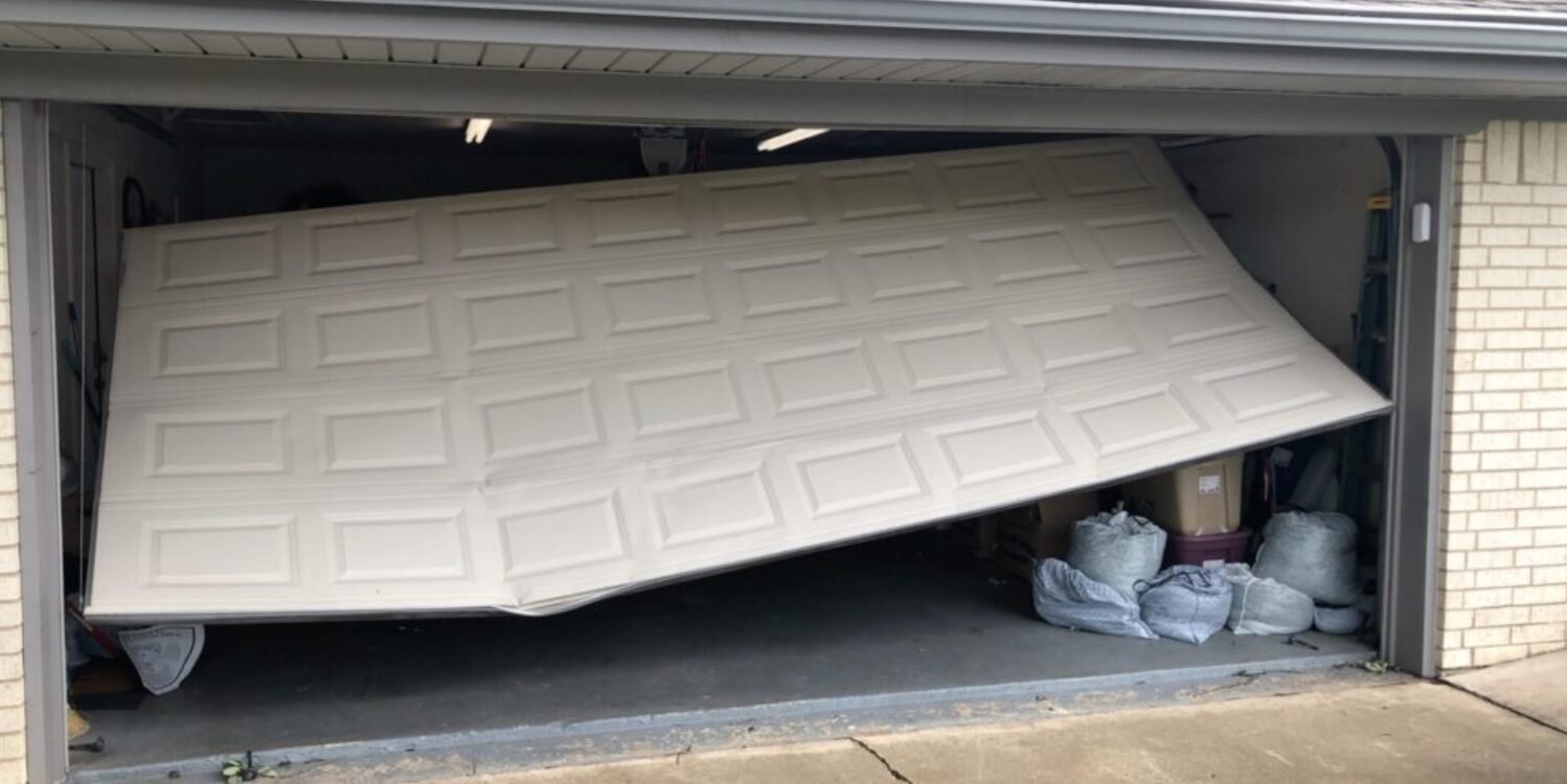 Off-Track Garage Door Realignment